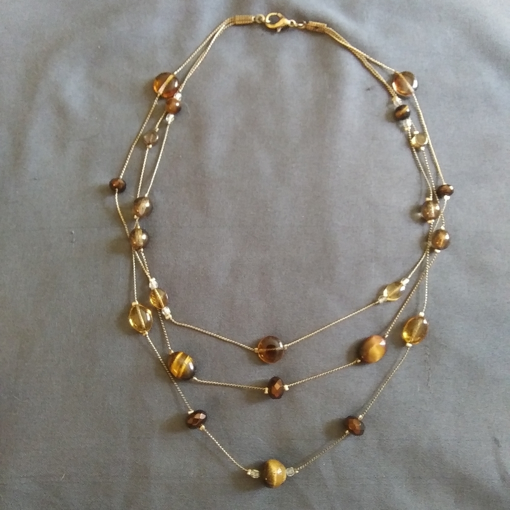 Tiger's eye necklace